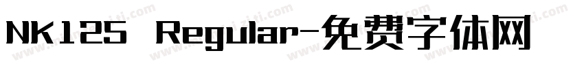 NK125 Regular字体转换